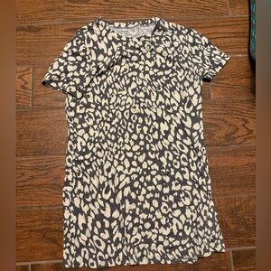 Wild Meadow Leopard Print Dress Size Large